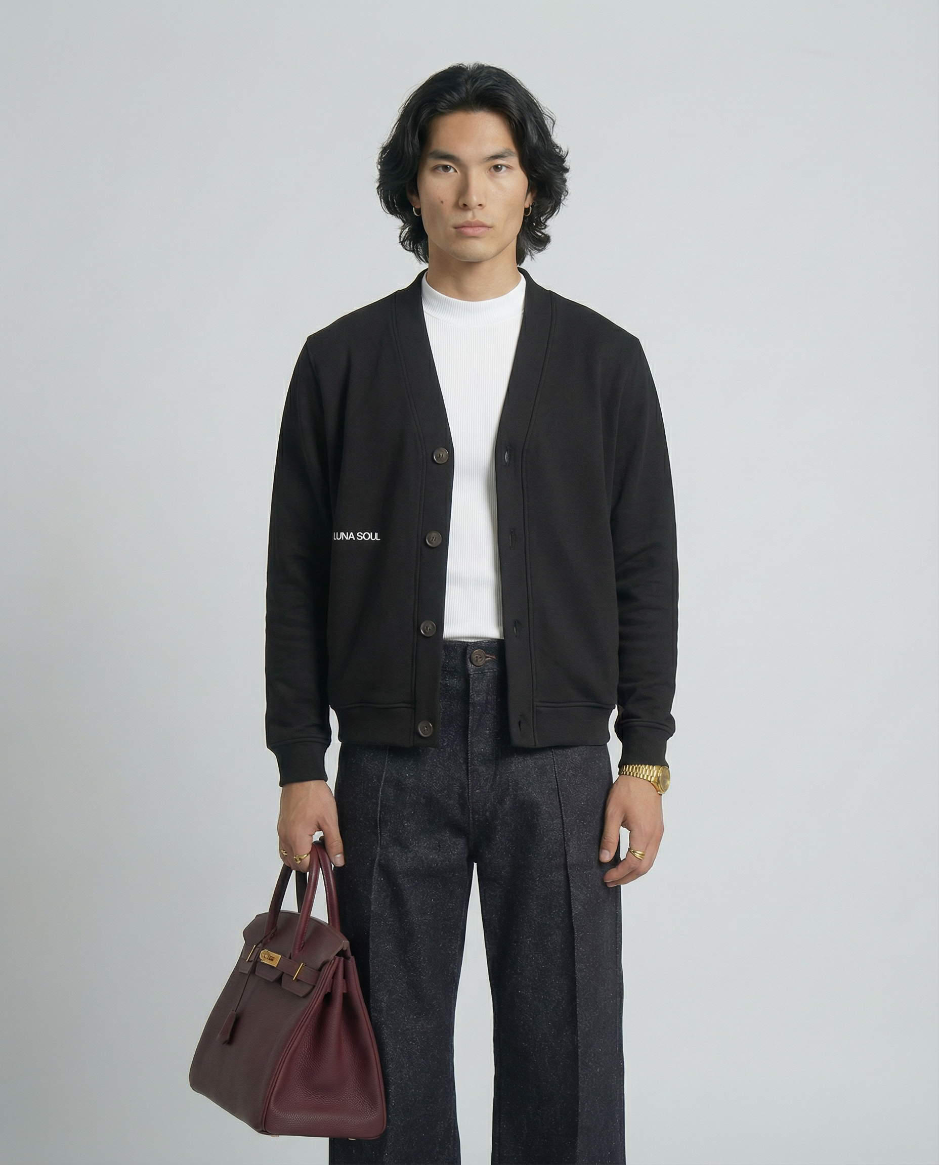 The Same Truth Cardigan — Onyx Black