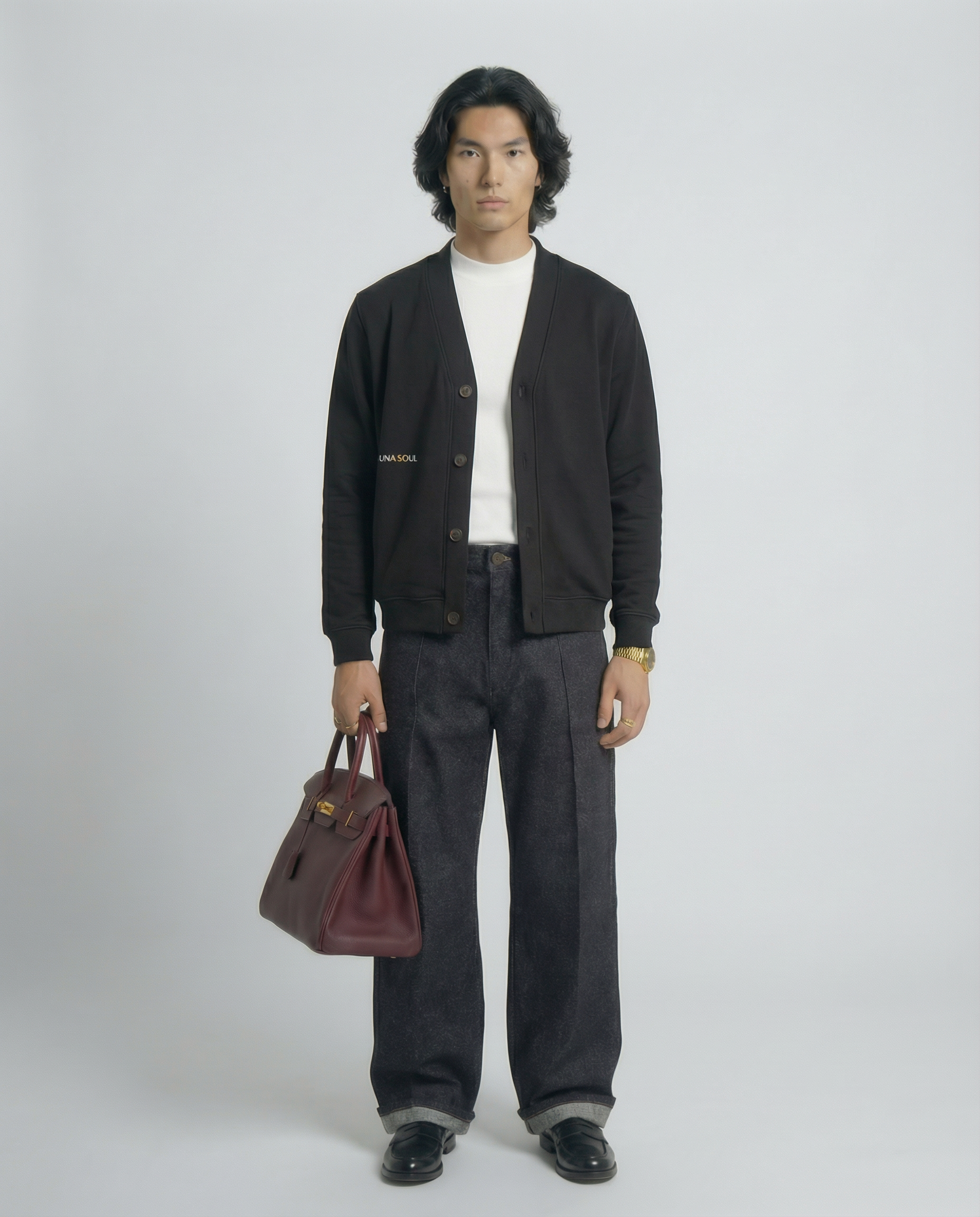 The Same Truth Cardigan — Onyx Black