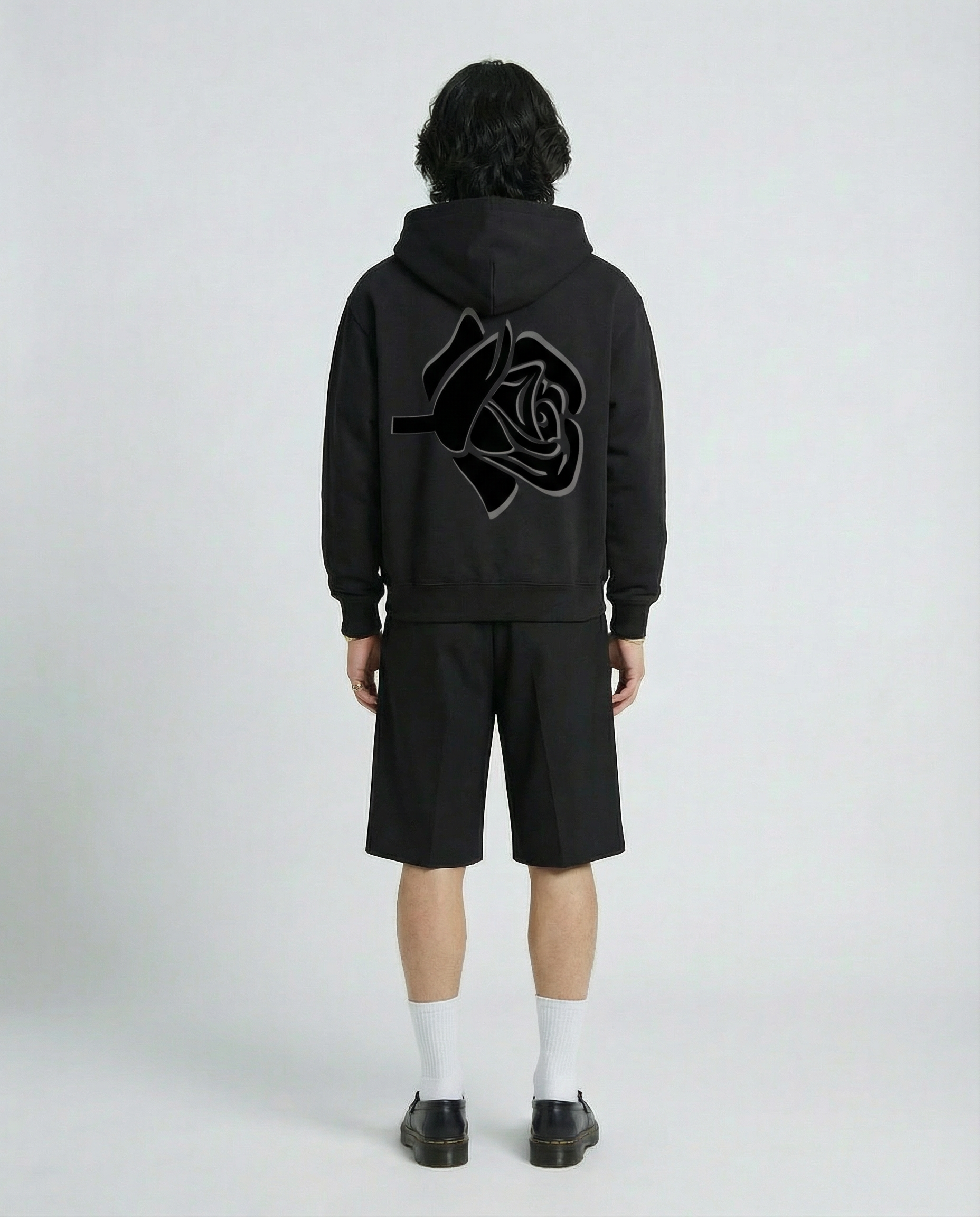 The Inner Soul Zip Hoodie — Onyx Black