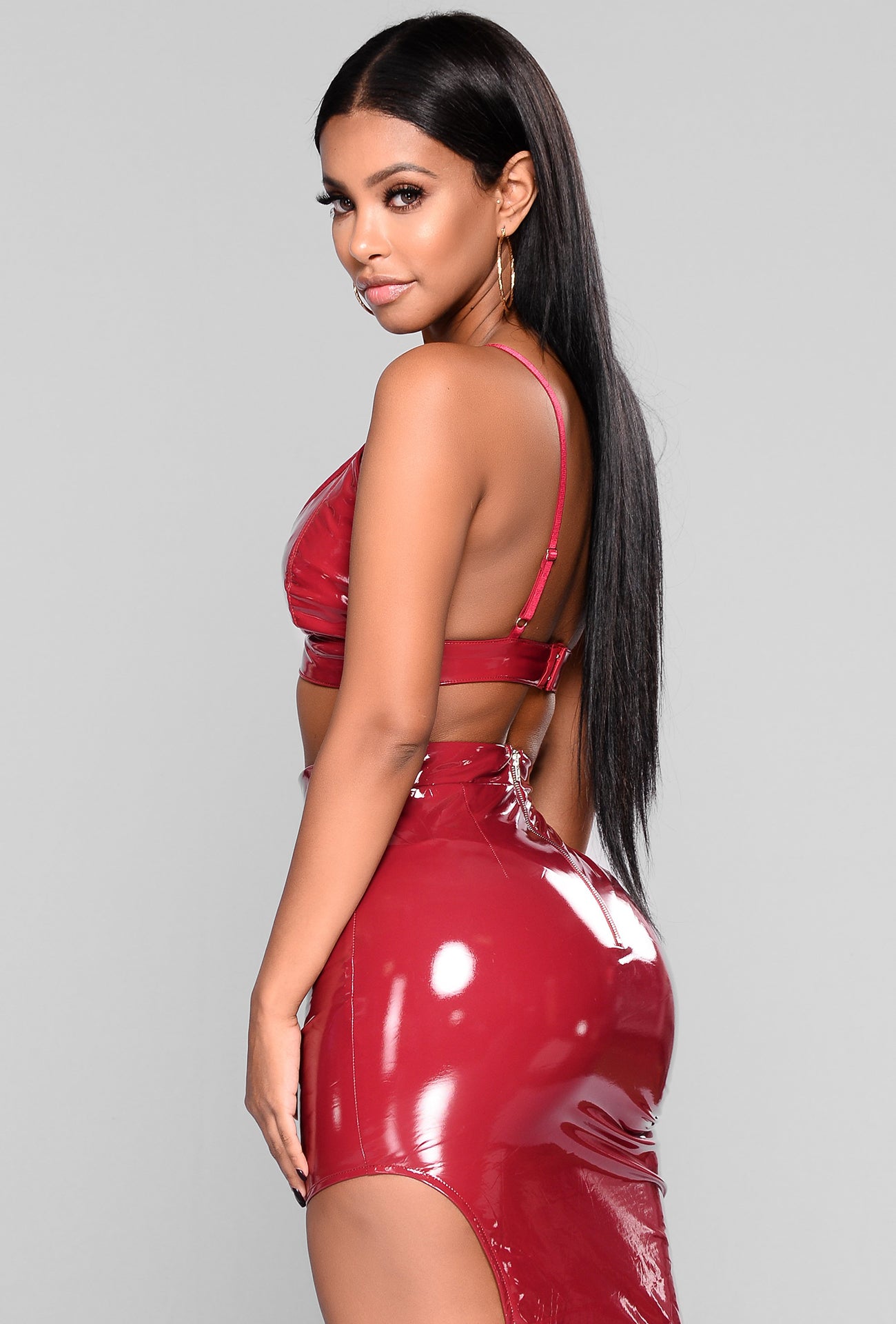 MINE LEATHER SET - RED