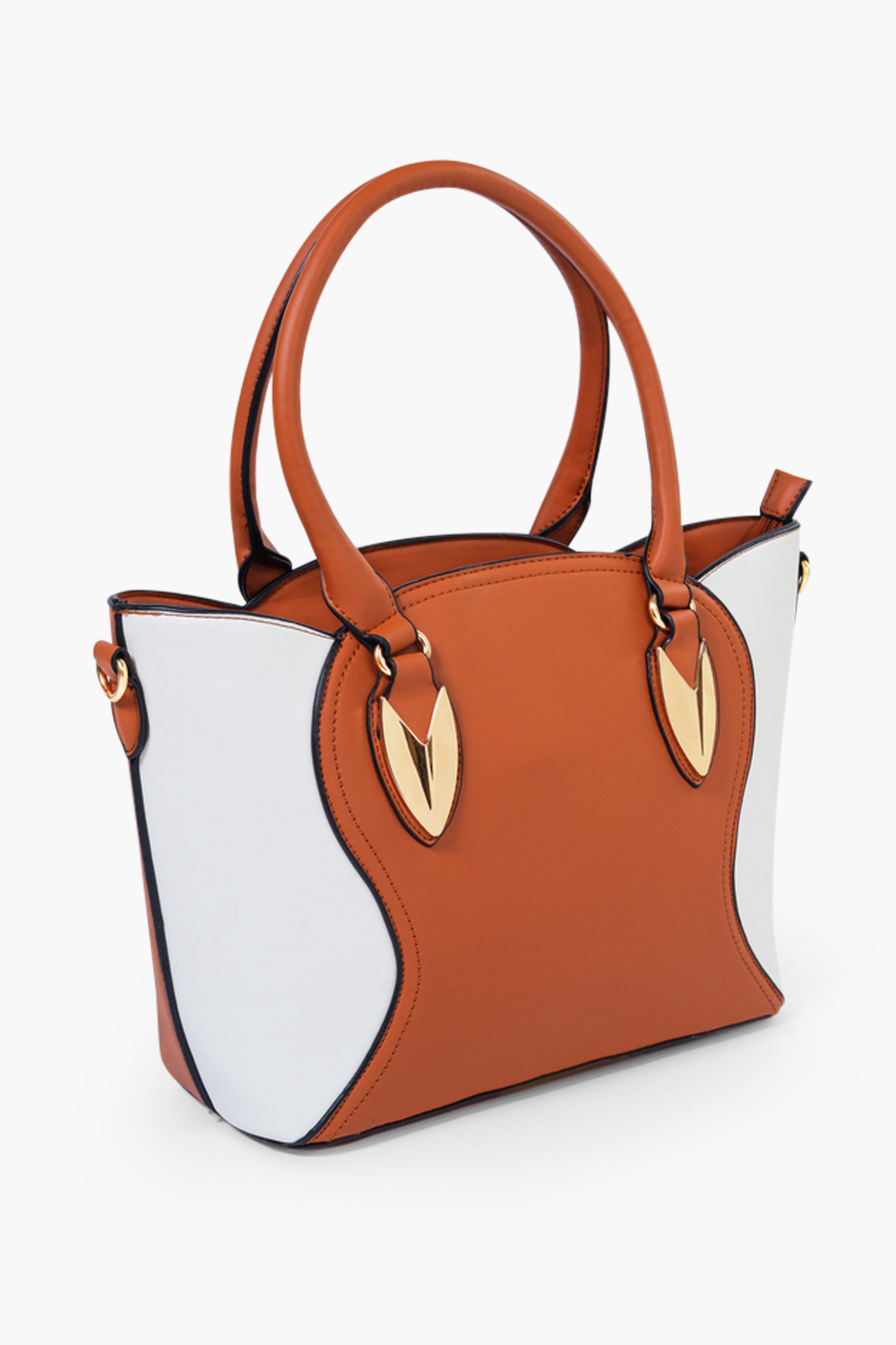 MARIA TOTE BAG SET - BROWN
