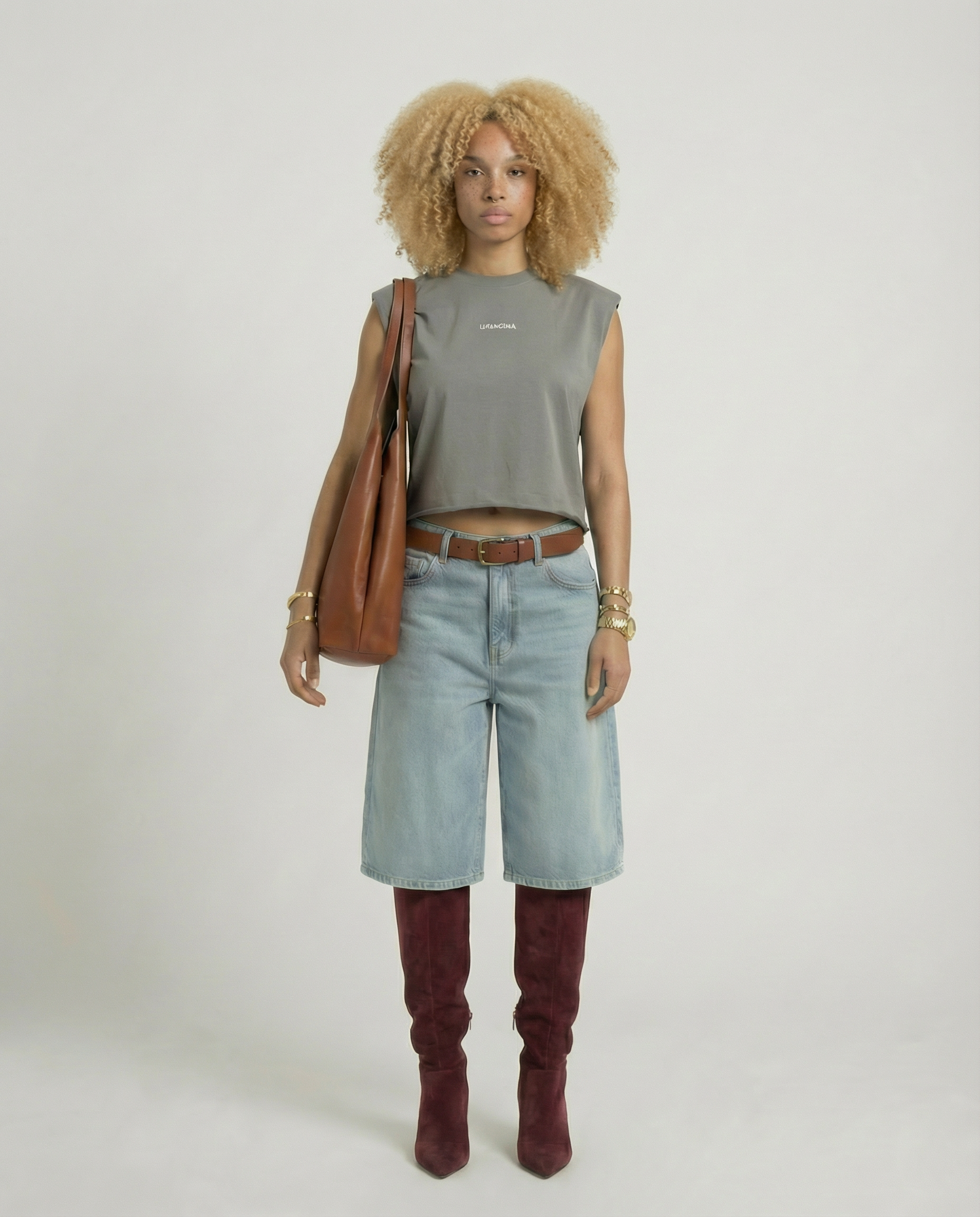 The Unapologetic Boxy Tank — Shadow