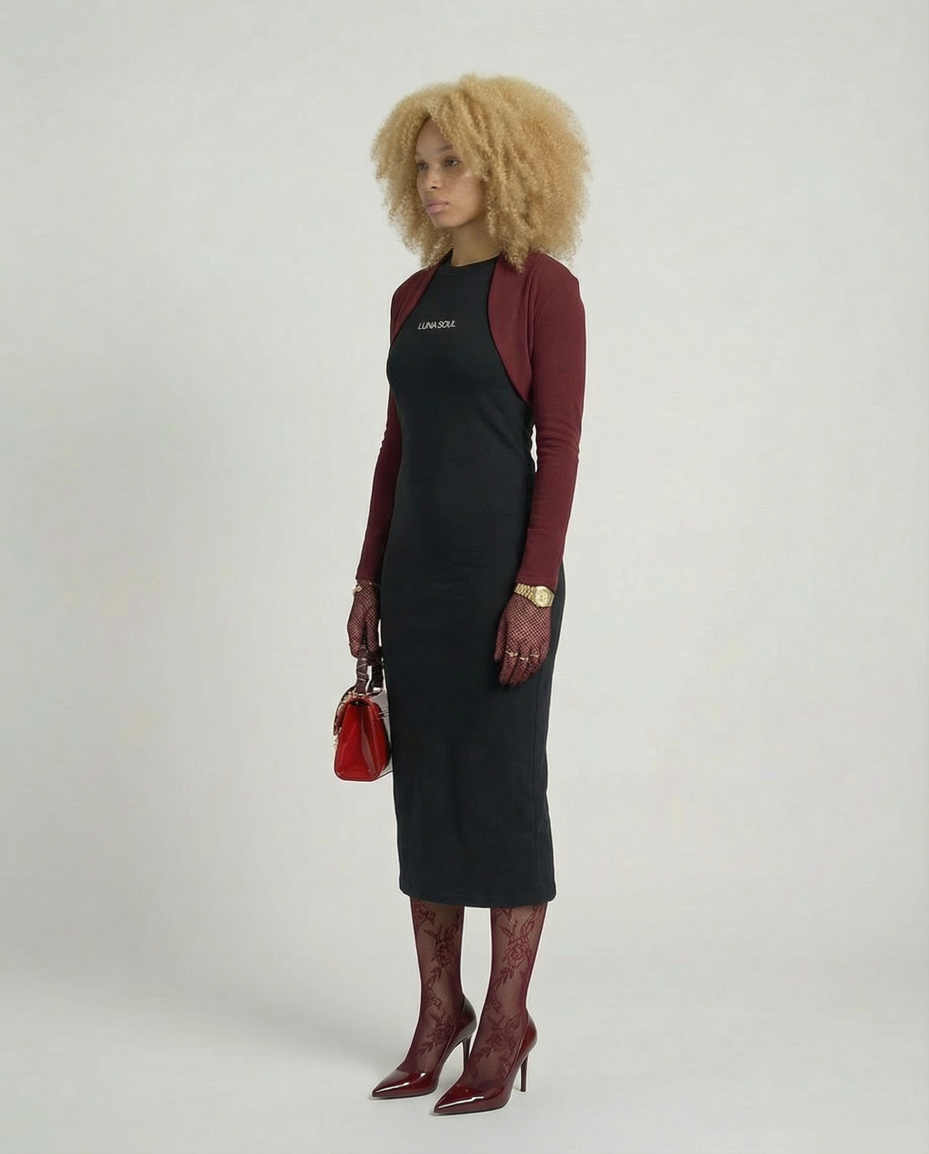 The Quiet Muse Maxi Dress — Onyx Black