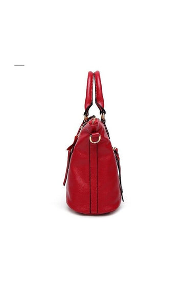 LEATHER TOTE SHOULDER BAG WITH FRINGE | Luna Soul 