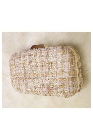 GOLD PEARL EMBELLISHED CLUTCH PURSE | Luna Soul 