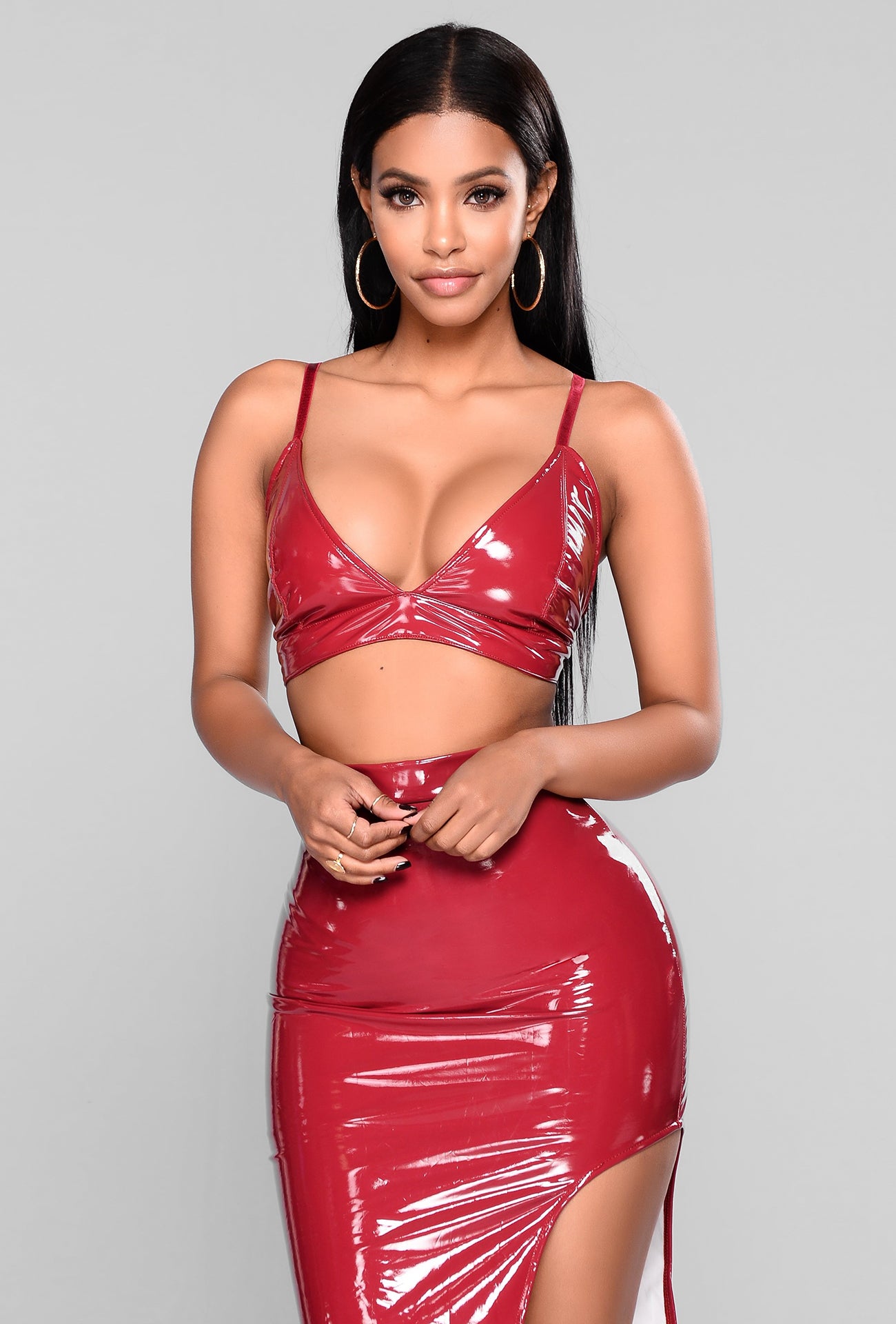 MINE LEATHER SET - RED