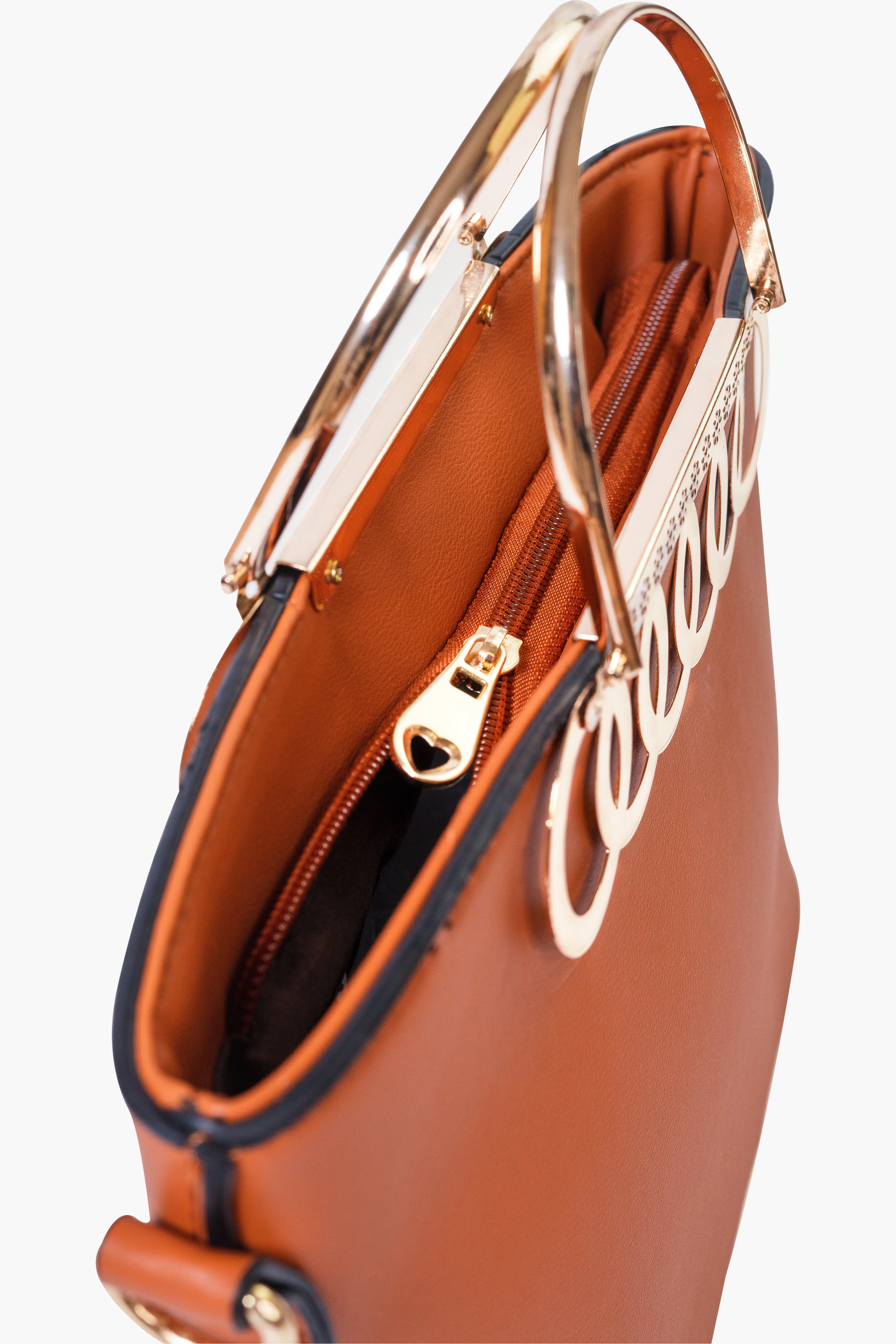 MARIA TOTE BAG SET - BROWN