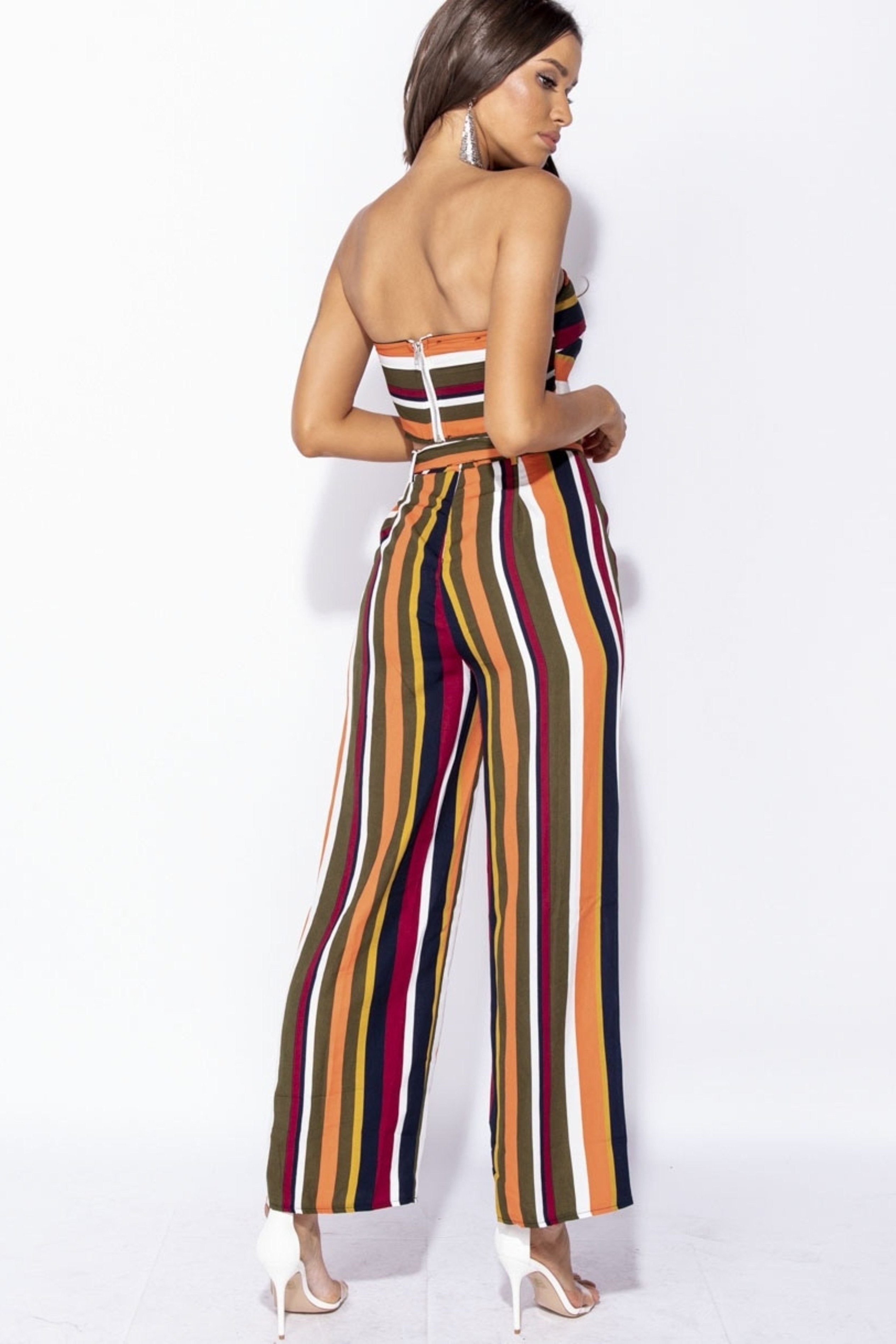 MULTI STRIPE BANDEAU SET - MULTI | Luna Soul 