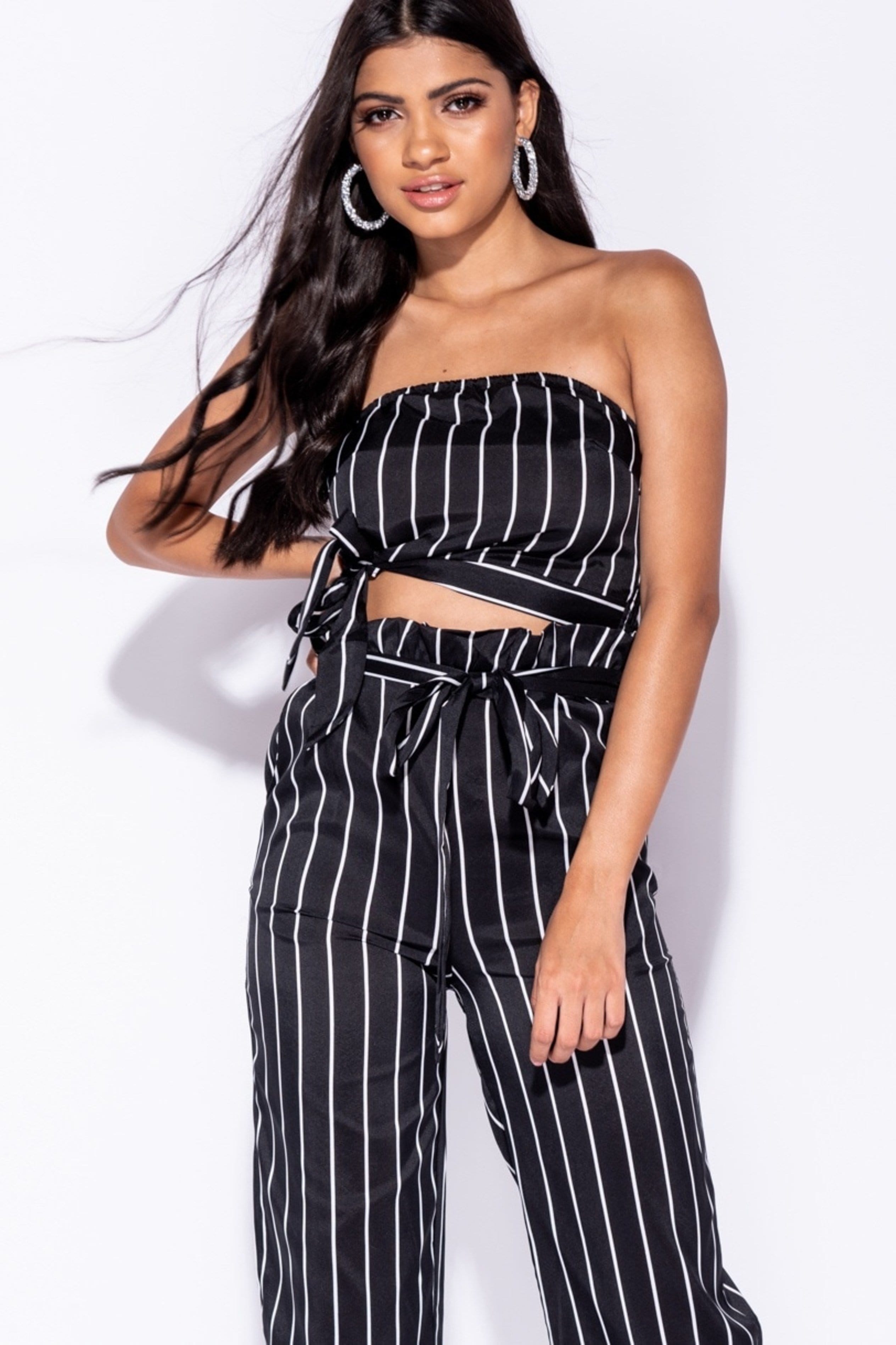 VERTICAL STRIPE SET - BLACK | Luna Soul 